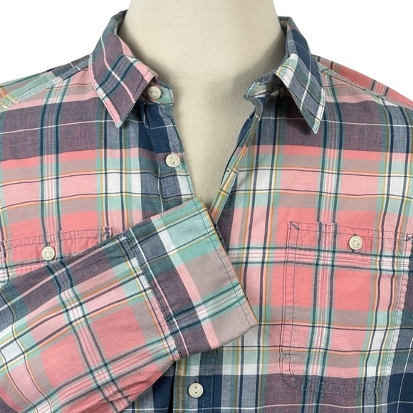 Men’s JACHS New York Classic Fit Multicolored Plaid Button Down XL-Tall - Picture 3 of 8